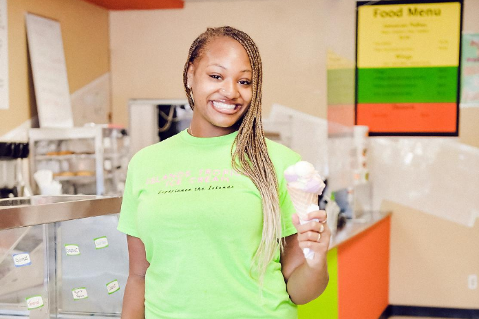 Kayla Stone created a Go Fund Me campaign to save her family's restaurant, Islands Tropical Ice Cream