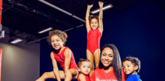 Dominique Dawes opens a new gymnastics studio in Clarksburg