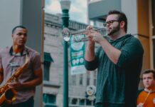 Things to Do This Weekend in Montgomery County (Aug. 8-9) Several men playing jazz instruments outside
