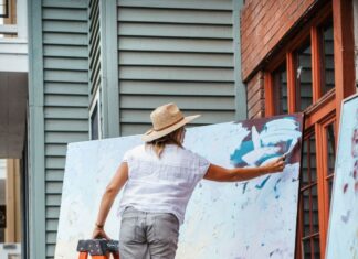Things to Do This Weekend in Montgomery County (Sept. 25-27) Person working on art outdoors